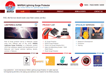 Tablet Screenshot of marsaprotector.com